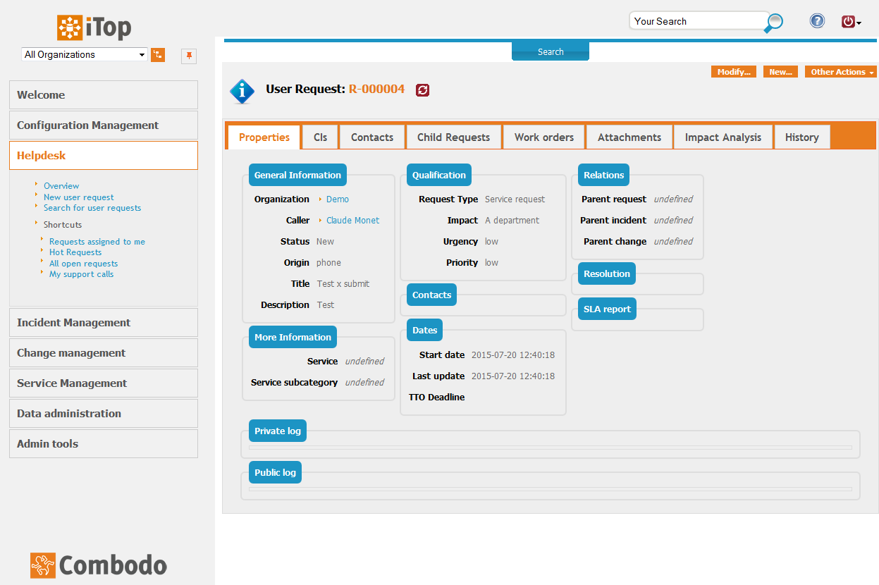 Itop Open Source Itil Itsm Cmdb Software