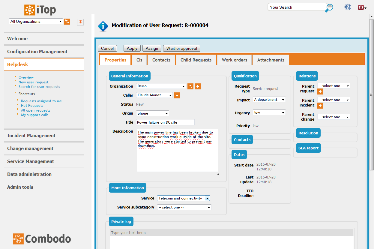 Itop Open Source Itil Itsm Cmdb Software